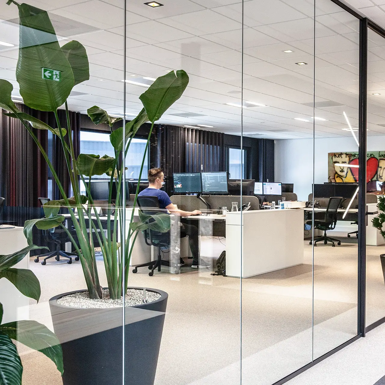 Sleutelplan voor bedrijfsgebouwen